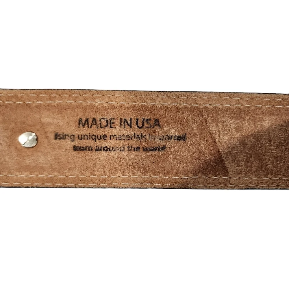 Justin leather tooled